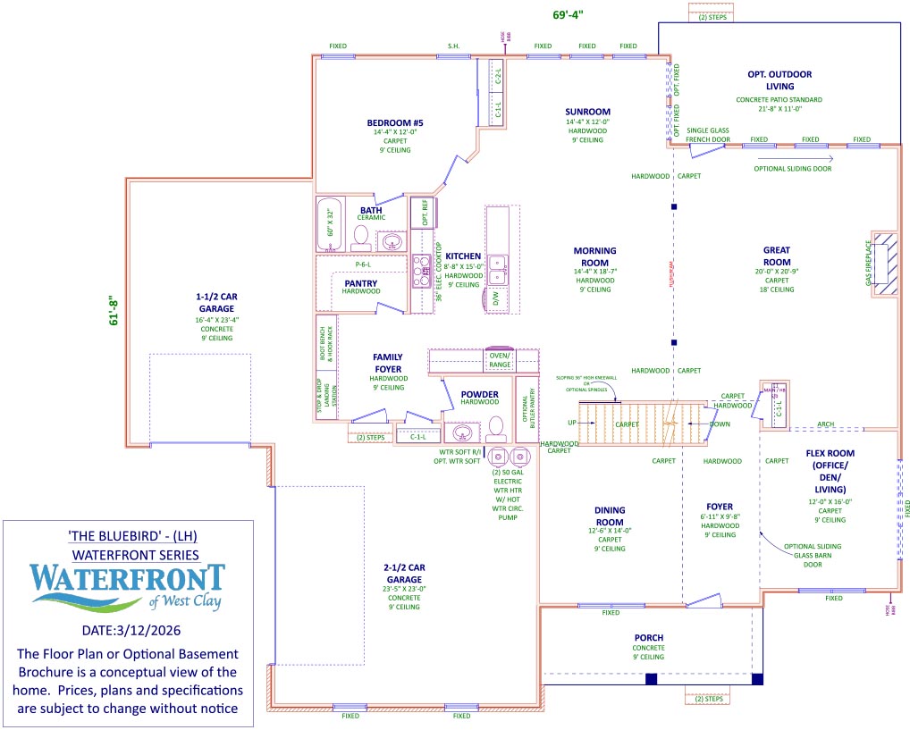 Bluebird floorplan Shoopman Homes