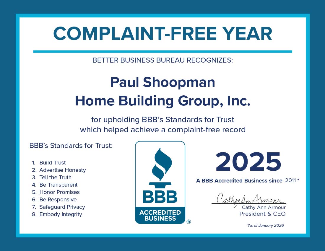 BBB Complaint Free Certificate for 2025