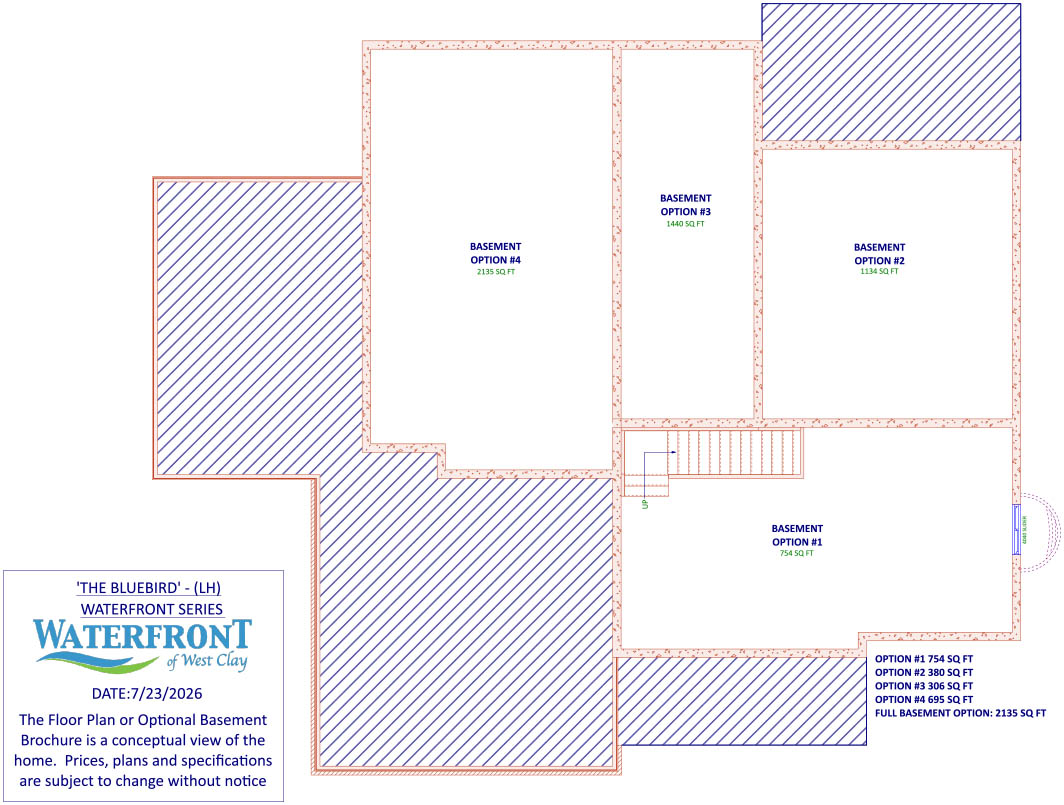 The Bluebird Brochure-LH 7-23-2026-3 Bluebird floor plan basement