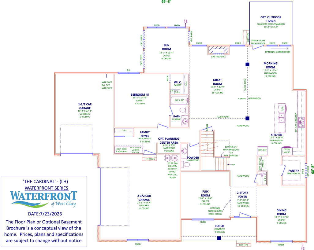 Cardinal floorplan Shoopman Homes