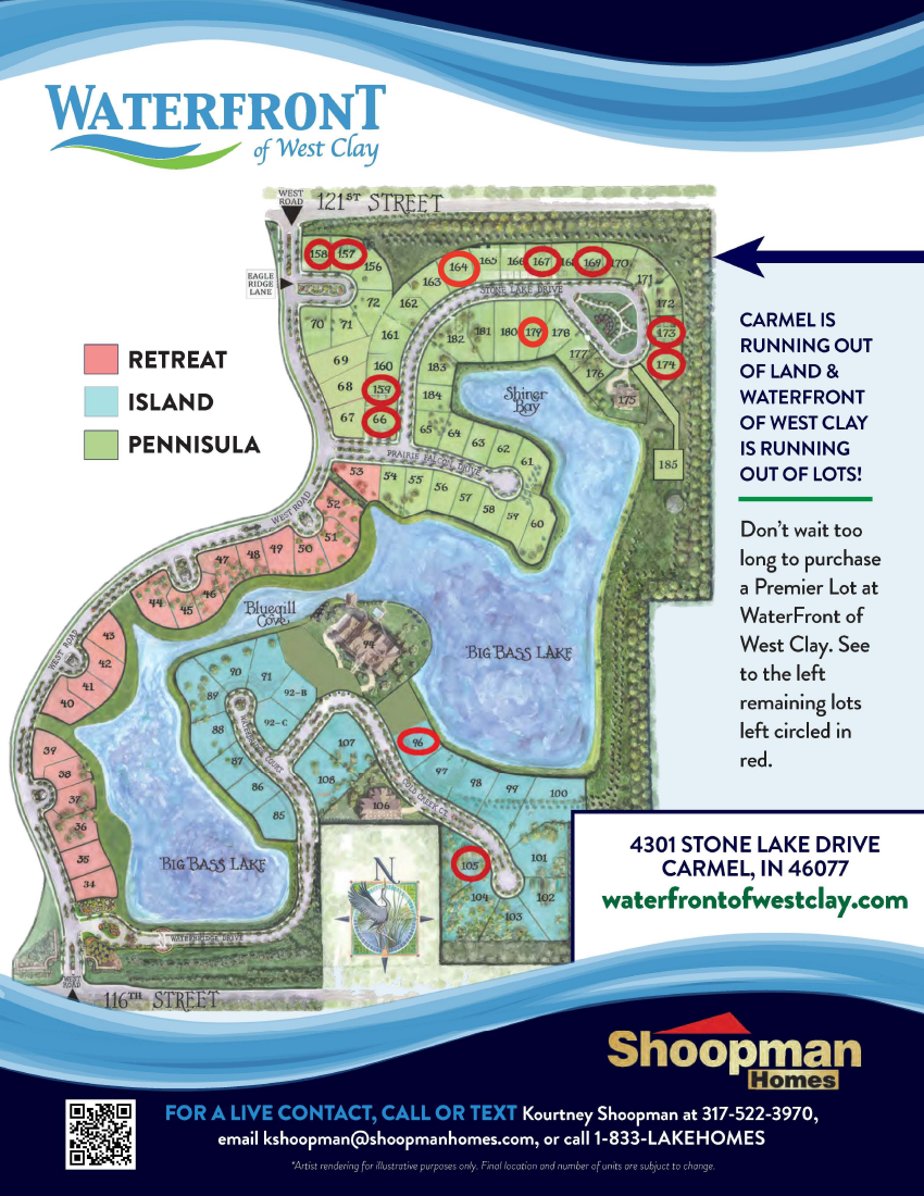 Waterfront Lots Left Shoopman Lot Map